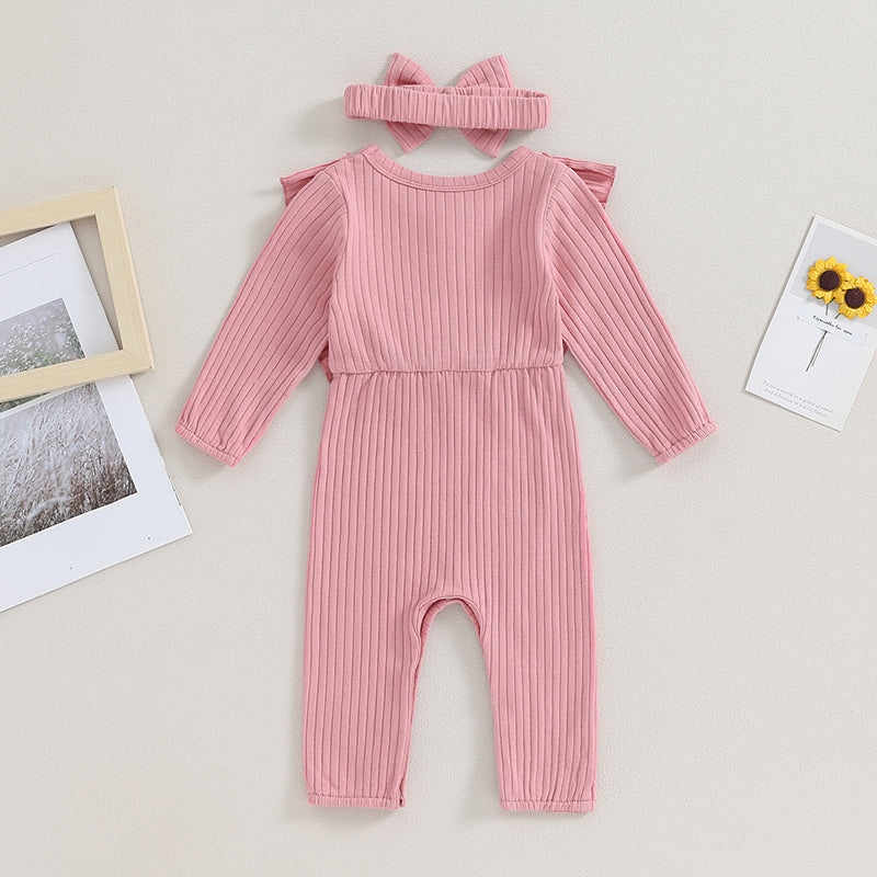 Ruffled Elegance Onesie (0-18 Months)