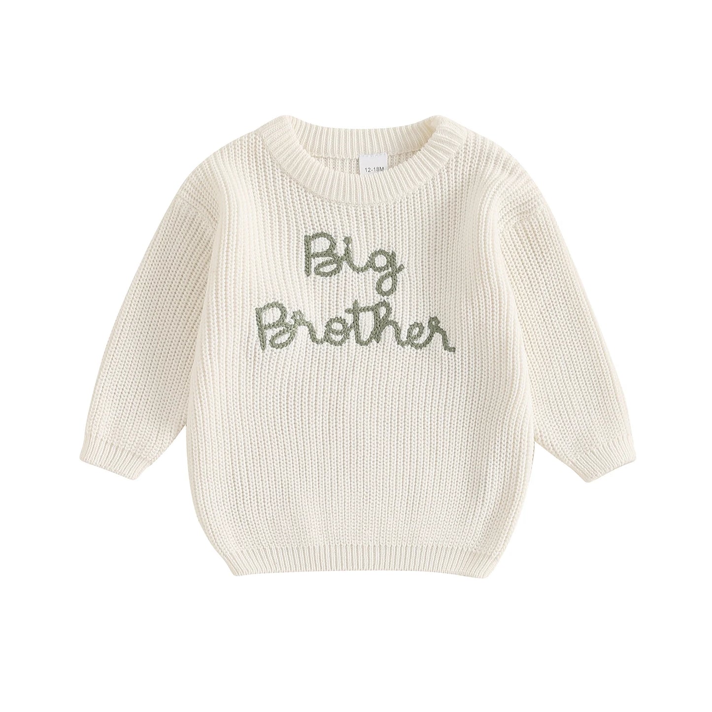 “Big Brother” Knit Sweater (1-5 Years)