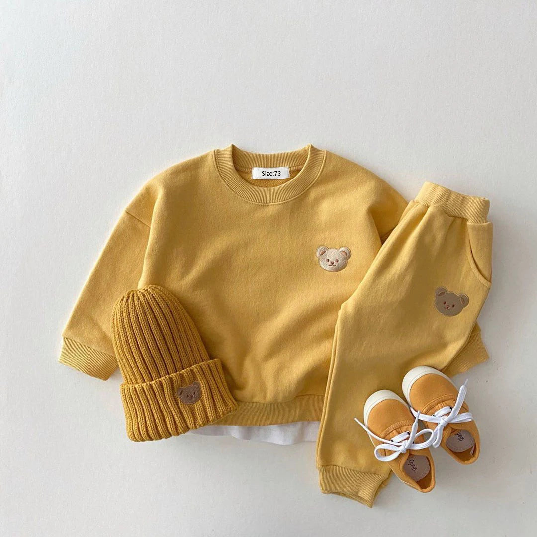 Teddy Bear Two Piece Sweat Set (0-5 Years)