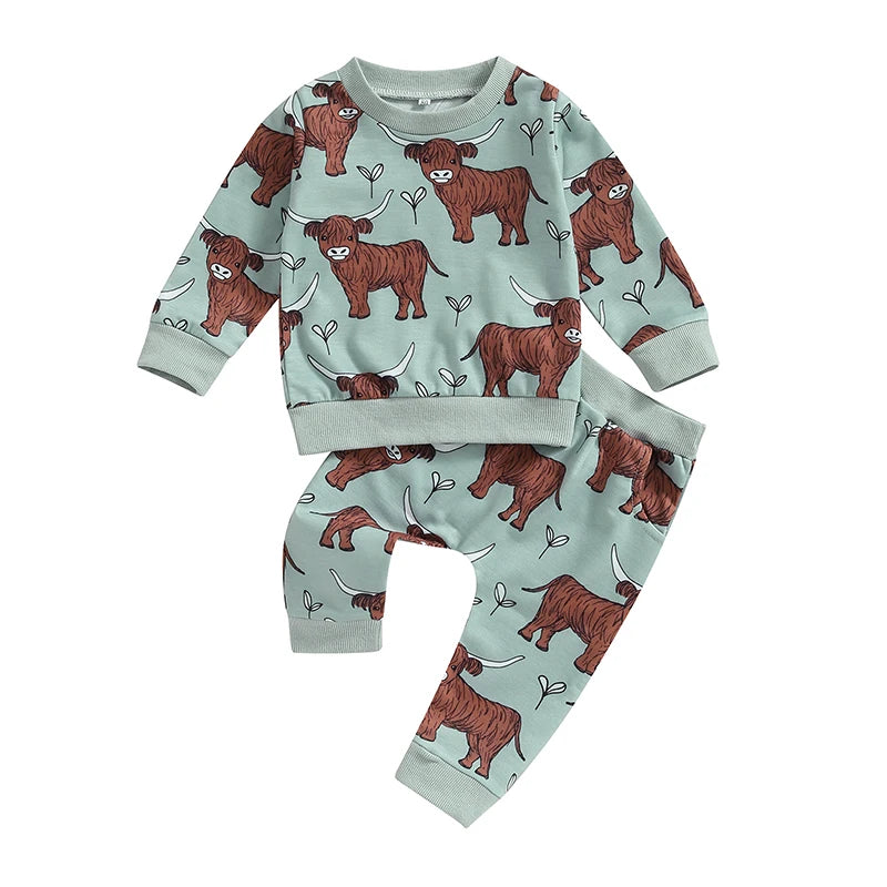 Highland Hugs Two-Piece Sweat Set (0-3 Years)