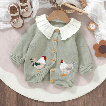 Feathered Friends Knit Sweater (0-3 Years)