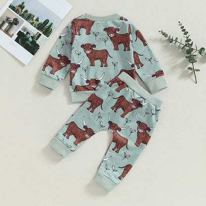 Highland Hugs Two-Piece Sweat Set (0-3 Years)