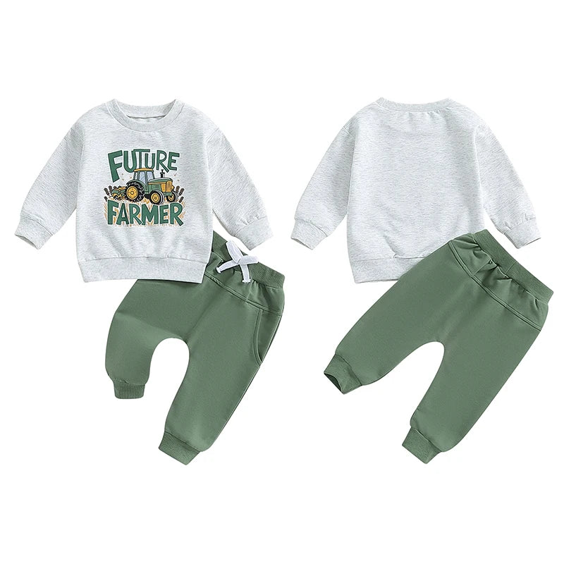 “Future Farmer” Two Piece Sweat Set (0-3 Years)