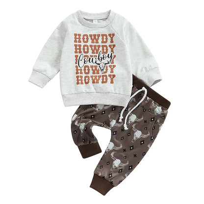 Howdy Rowdy Two-Piece Sweat Set (0-3 Years)