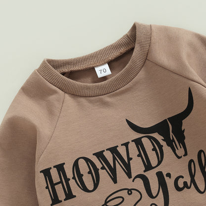 Howdy Rowdy Two-Piece Sweat Set (0-3 Years)