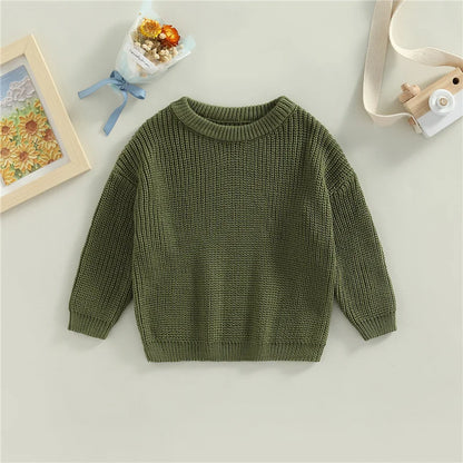 Farm Girl Knit Pullover Sweater (0-18 Months)