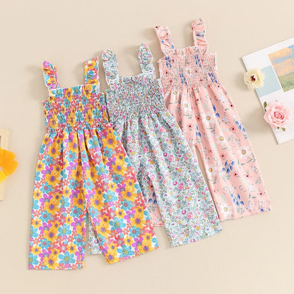 Floral Farm Girl Jumpsuit (1-4 Years)