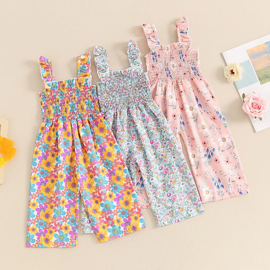 Floral Farm Girl Jumpsuit (1-4 Years)