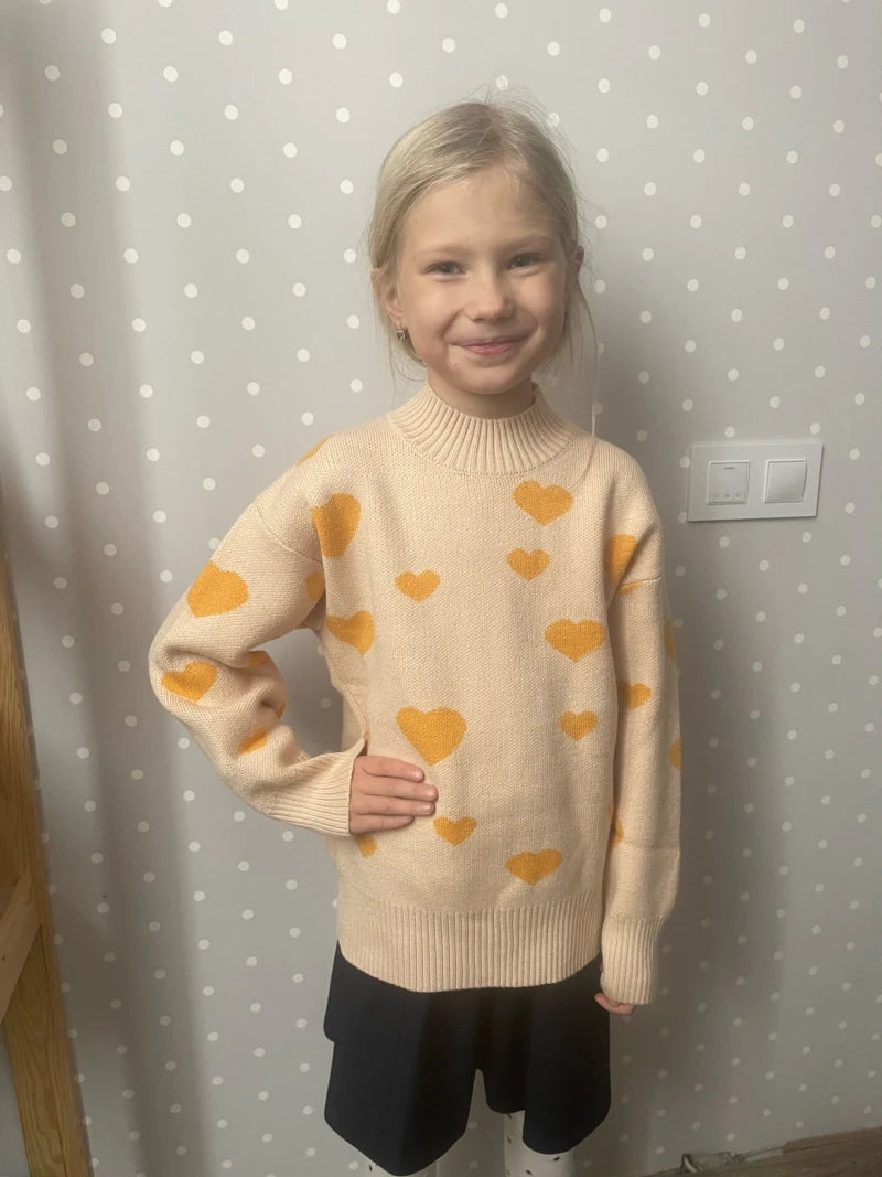 Sweetheart Snuggle Turtleneck Sweater (3-12 Years)