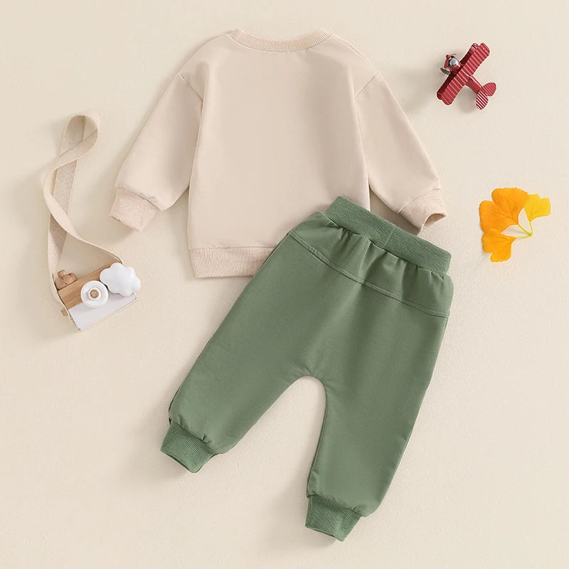 “A Little Dirt Never Hurt” Two-Piece Sweat Set (0-4 Years)