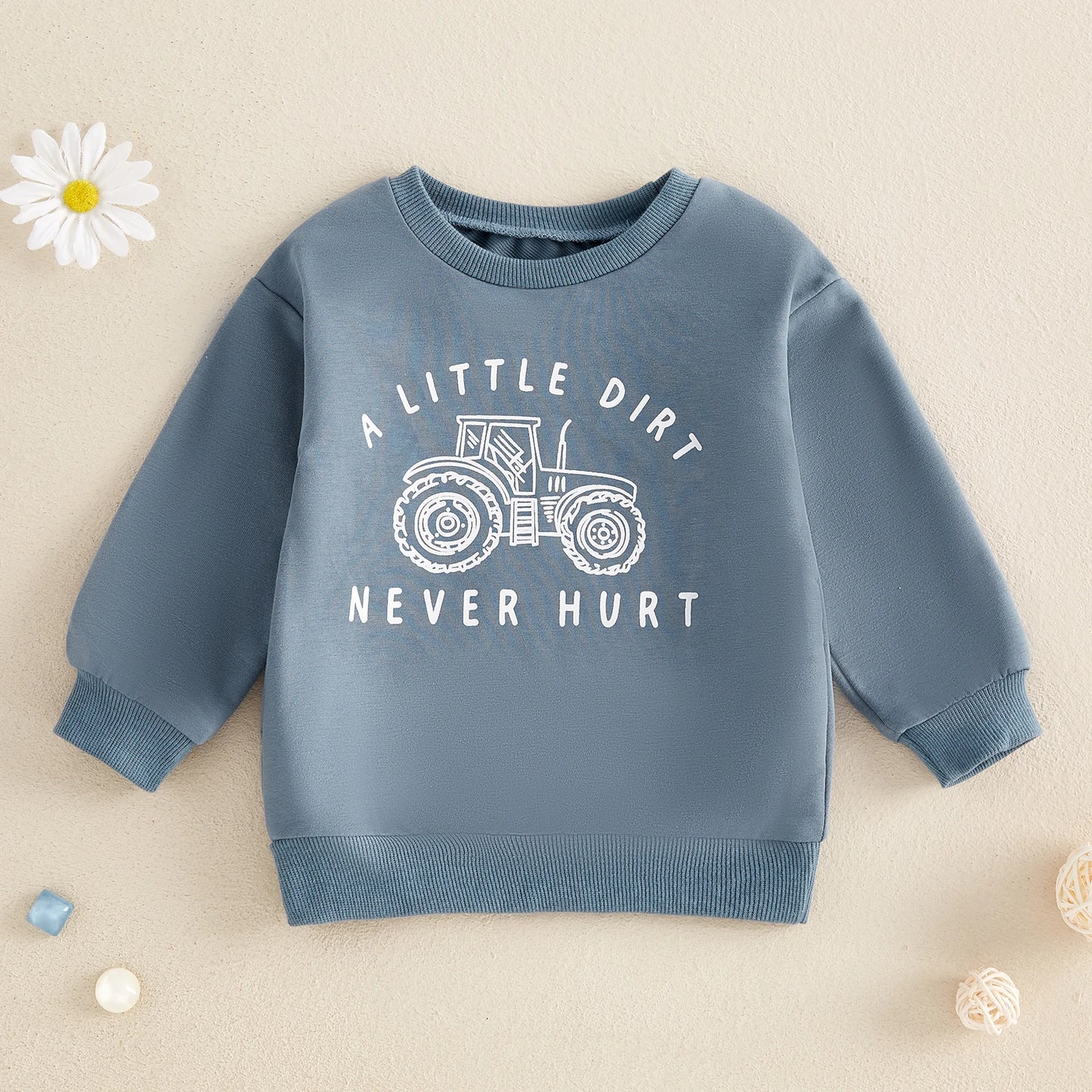 “A Little Dirt Never Hurt” Sweater (1-5 Years)