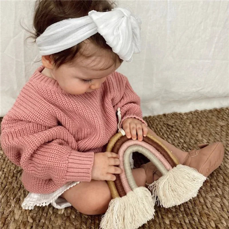 Farm Girl Knit Pullover Sweater (0-18 Months)