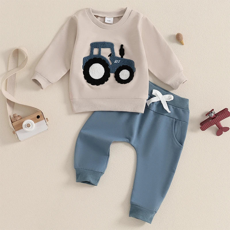 Farming Dreams Two-Piece Sweat Set (0-3 Years)