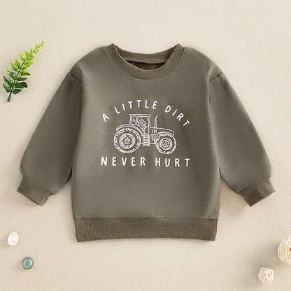 “A Little Dirt Never Hurt” Sweater (1-5 Years)