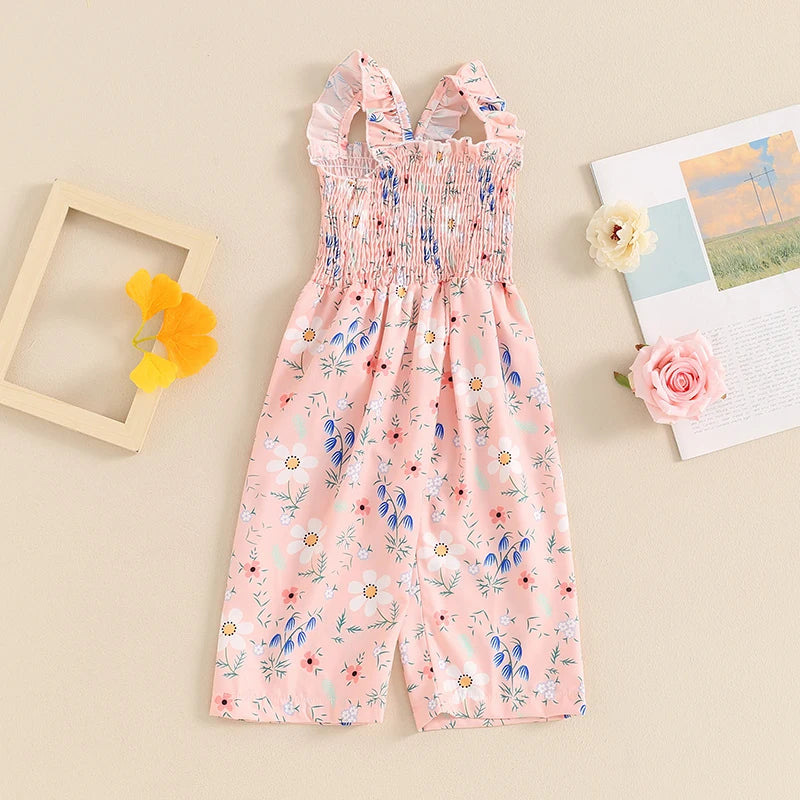 Floral Farm Girl Jumpsuit (1-4 Years)