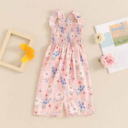 Floral Farm Girl Jumpsuit (1-4 Years)