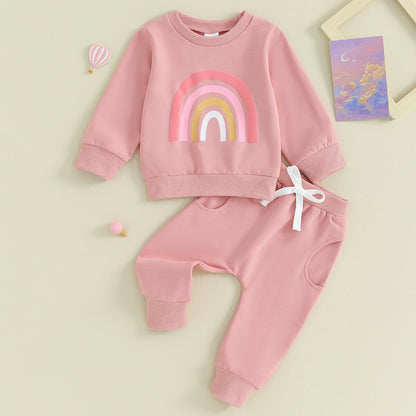 Rainbow Dreams Two Piece Sweat Set (0-3 Years)