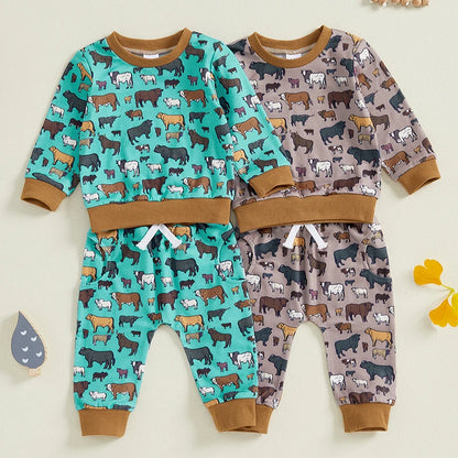 Groovy Grazers Two-Piece Sweat Set (0-3 Years)