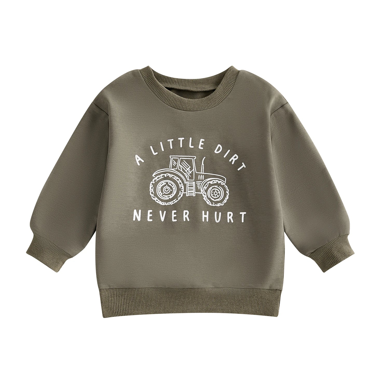 “A Little Dirt Never Hurt” Sweater (1-5 Years)