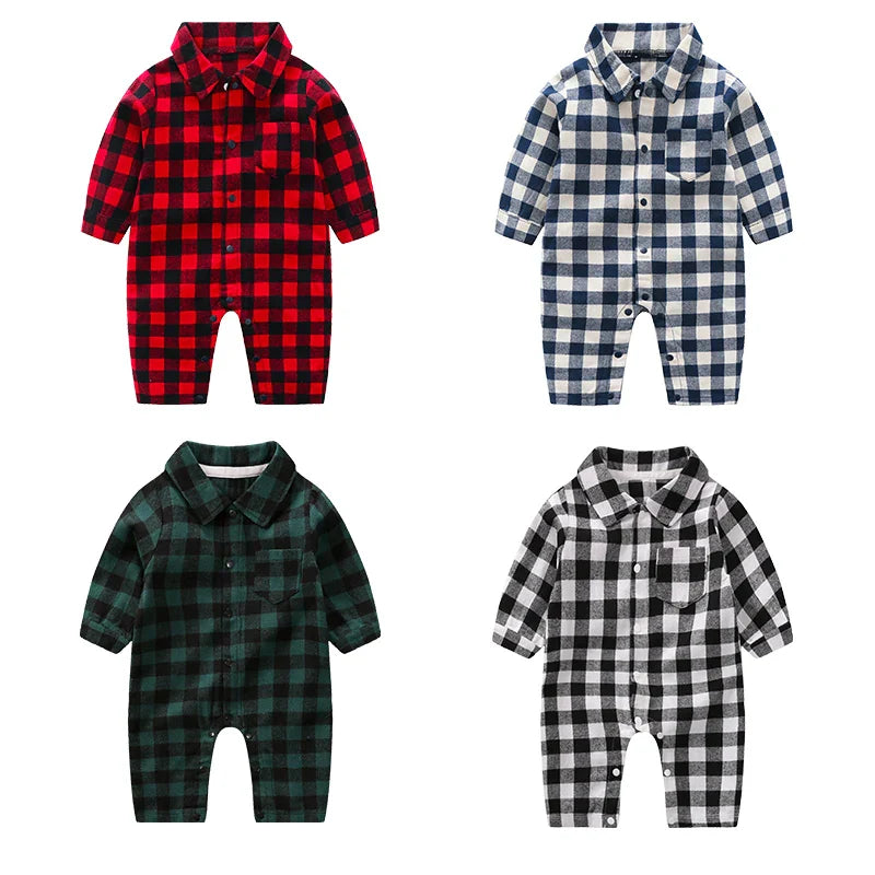 Classic Plaid Baby Onesie