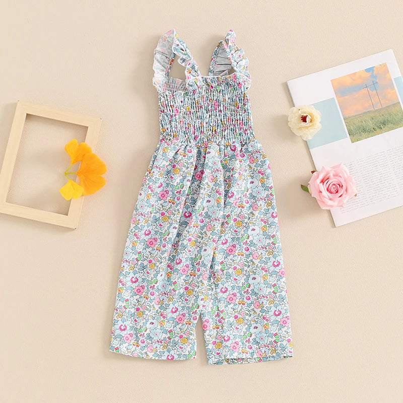 Floral Farm Girl Jumpsuit (1-4 Years)