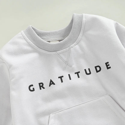 “Gratitude” Two-Piece Sweat Set (0-3 Years)