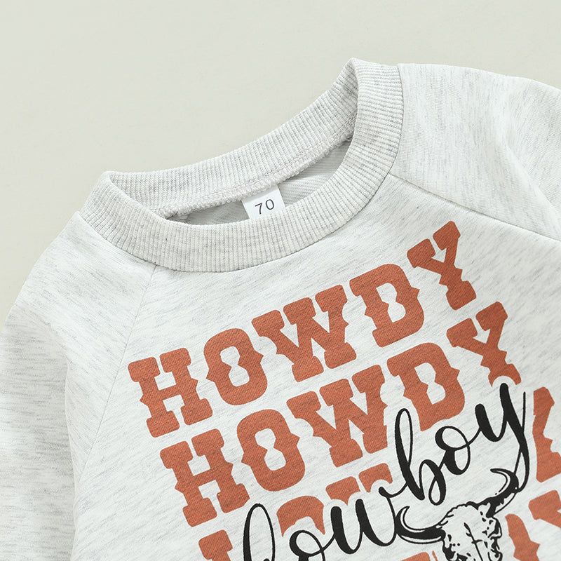 Howdy Rowdy Two-Piece Sweat Set (0-3 Years)