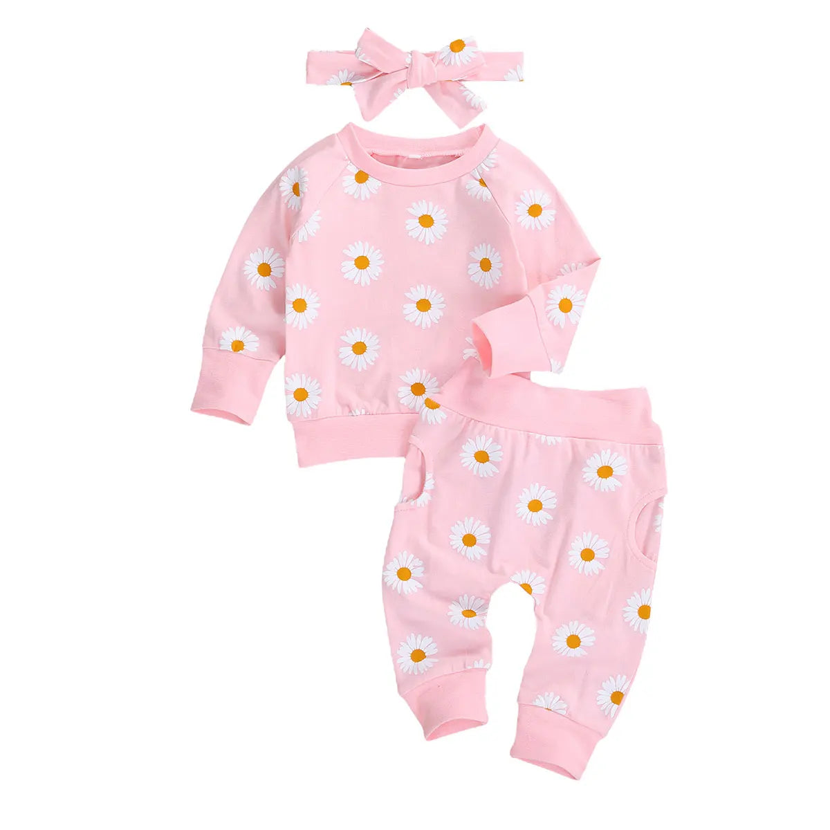 Wildflower Whimsy Three-Piece Sweat Set (0-2 Years)