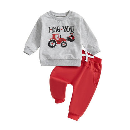 “I Dig You” Two-Piece Sweat Set (1-5 Years)