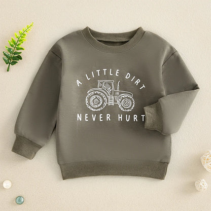 “A Little Dirt Never Hurt” Sweater (1-5 Years)