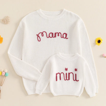 Mama And Mini Knit Sweaters (0-3 Years)