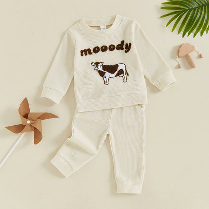 Sassy Heifer Two Piece Sweat Set (1-4 Years)