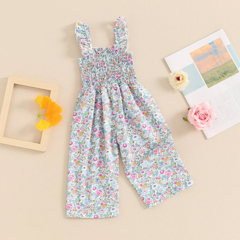 Floral Farm Girl Jumpsuit (1-4 Years)