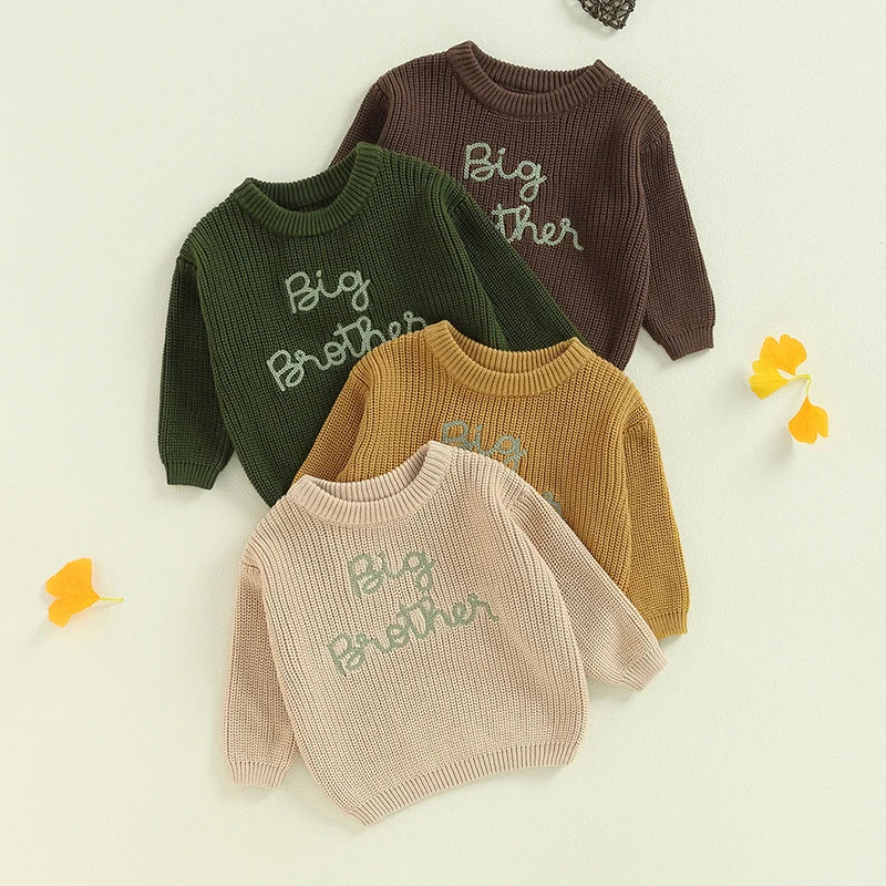 “Big Brother” Knit Sweater (1-5 Years)