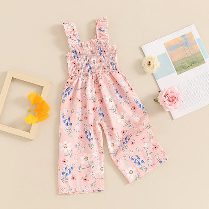 Floral Farm Girl Jumpsuit (1-4 Years)