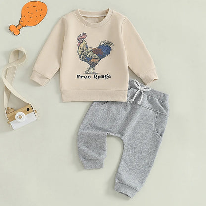 Chick Magnet Two Piece Sweat Set (1-5 Years)