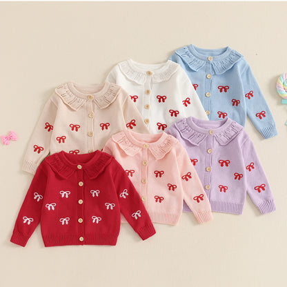 Little Bow Peep Cardigan Sweater (0-4 Years)