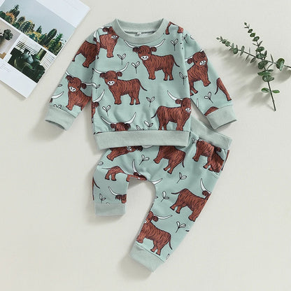 Highland Hugs Two-Piece Sweat Set (0-3 Years)