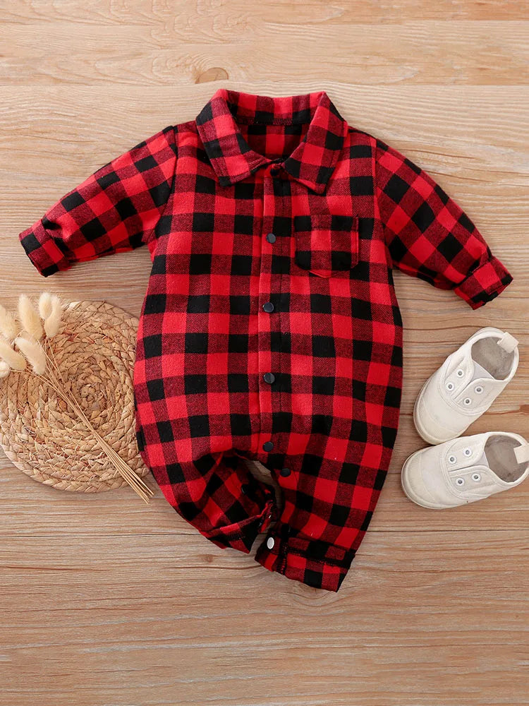 Classic Plaid Baby Onesie