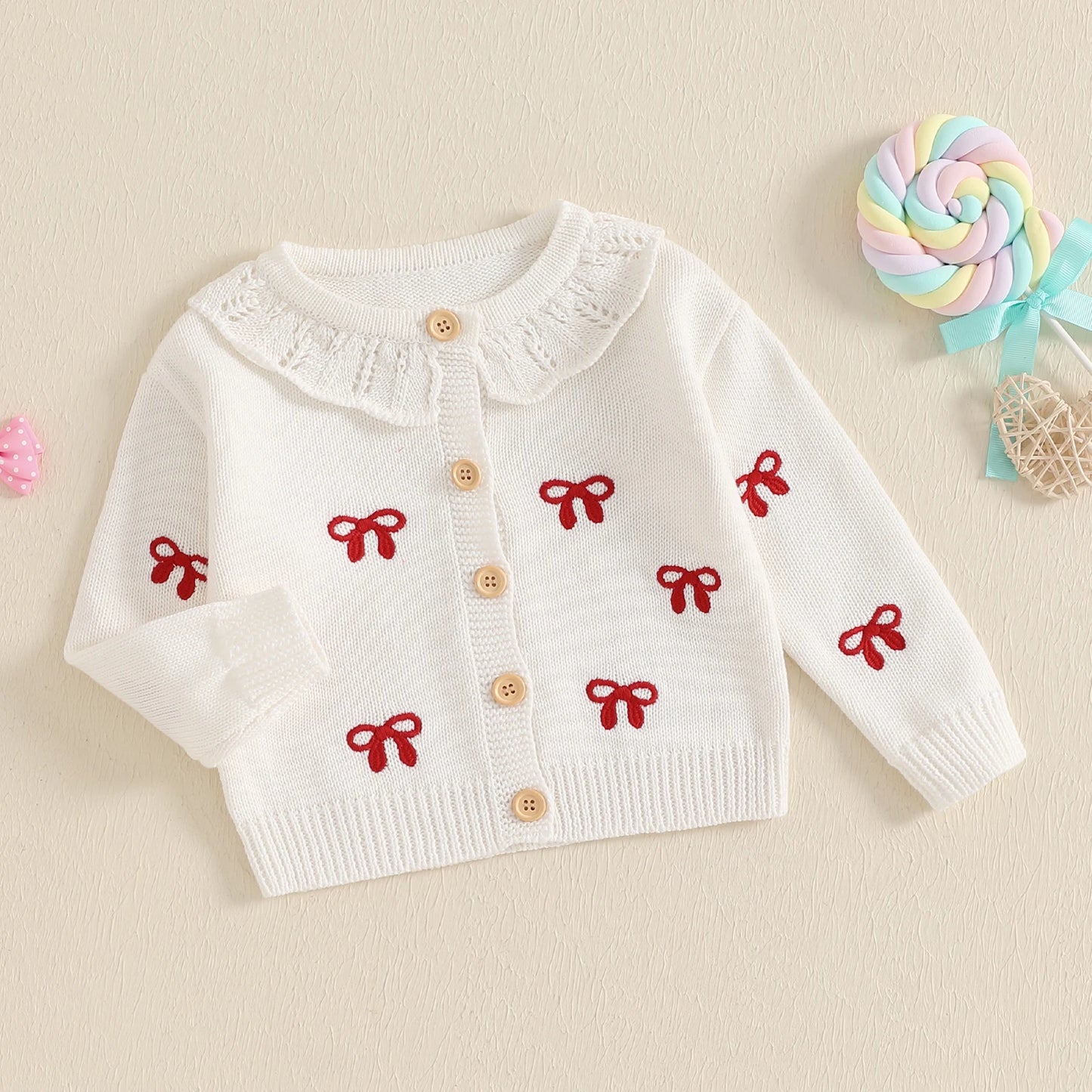 Little Bow Peep Cardigan Sweater (0-4 Years)