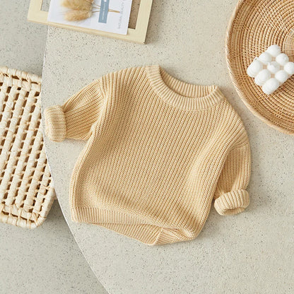 Farm Girl Knit Pullover Sweater (0-18 Months)