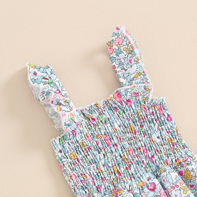 Floral Farm Girl Jumpsuit (1-4 Years)