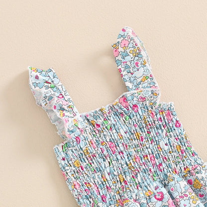 Floral Farm Girl Jumpsuit (1-4 Years)