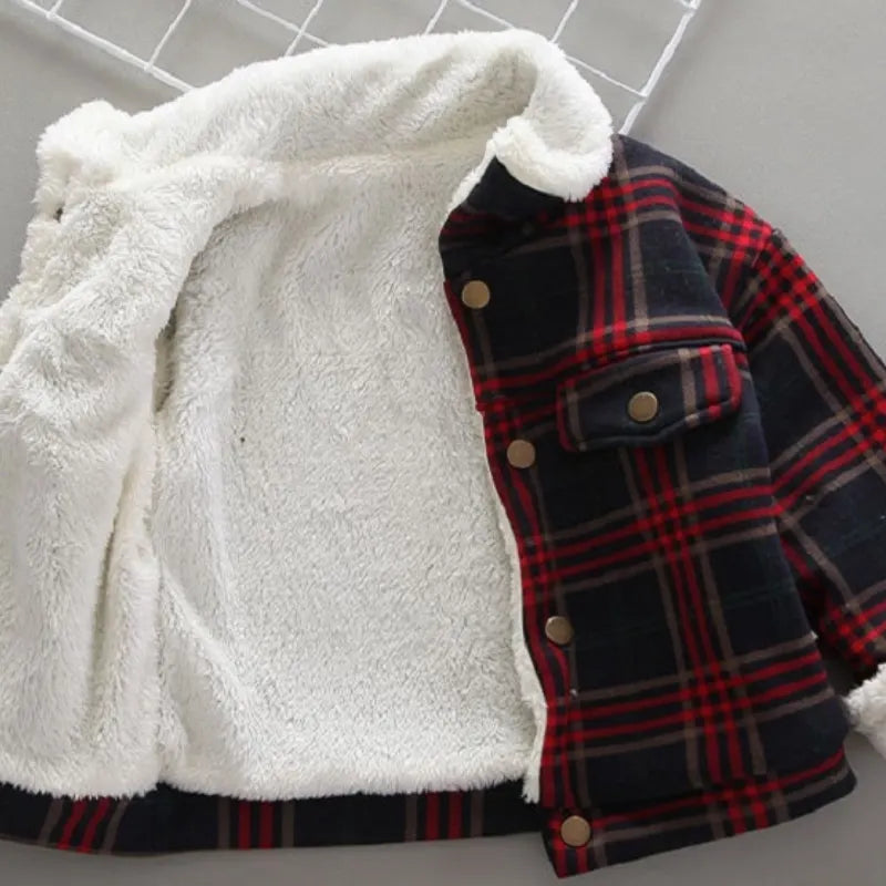 Tiny Lumberjack Fleece Lined Jacket (1-3 Years)