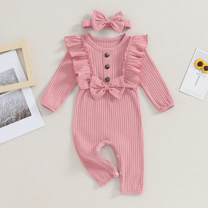 Ruffled Elegance Onesie (0-18 Months)