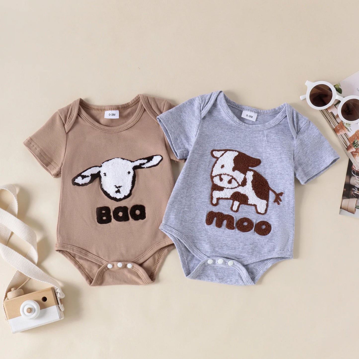 Barnyard Friends Onesie (0-2 Years)