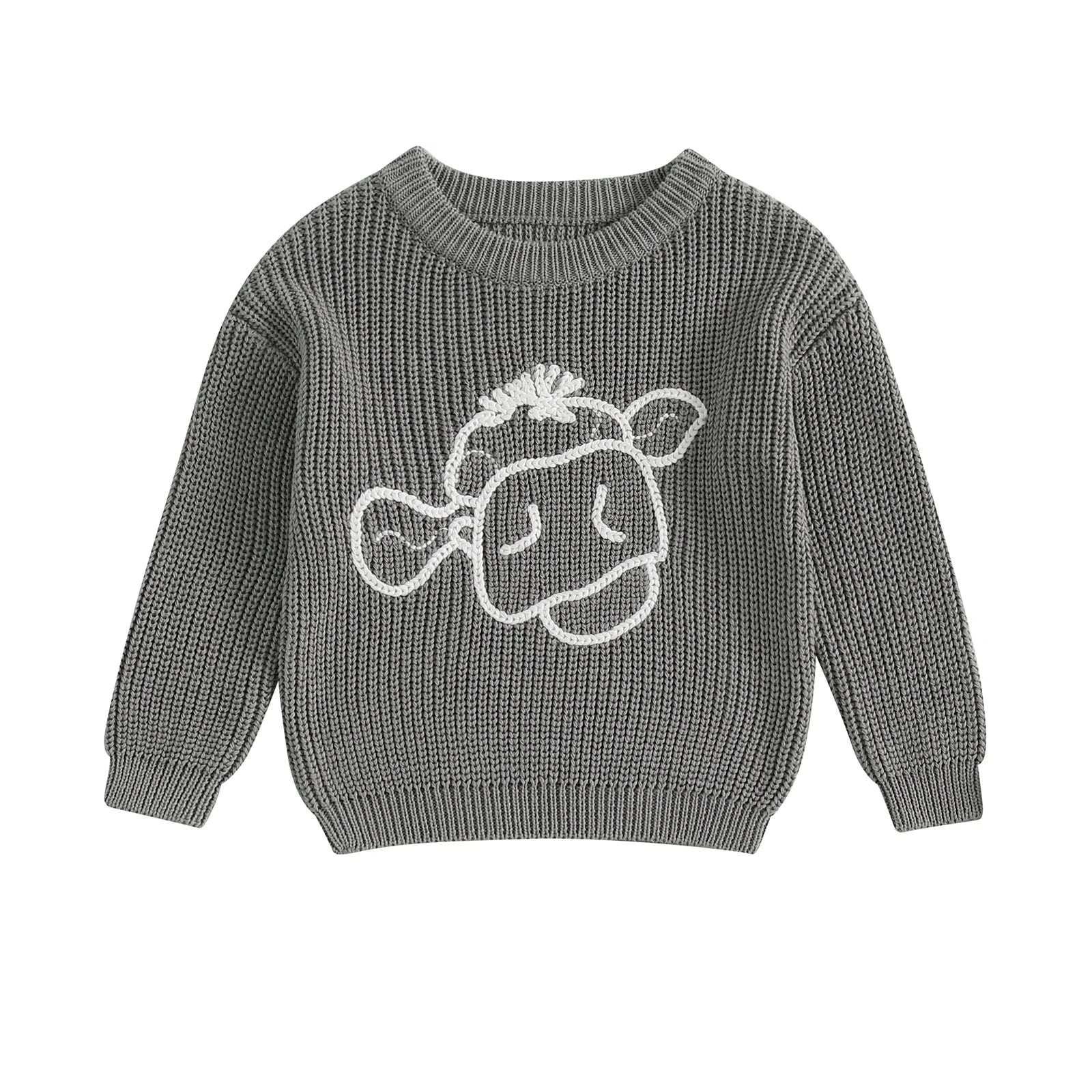 Bovine Buddies Knit Sweater